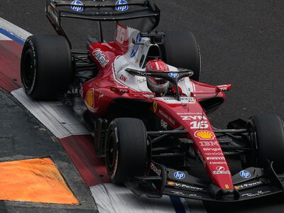 Mexico City GP: Charles Leclerc completes Friday practice double as Ferrari team-mate Lewis Hamilton suffers technical failure