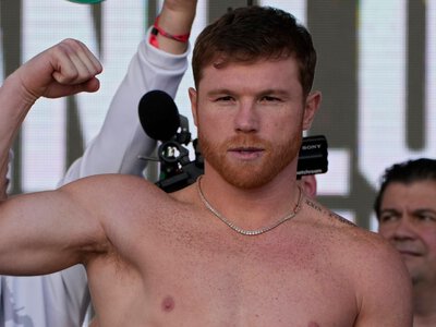 Canelo Alvarez and Christian Mbilli make weight for WBC super-middleweight world championship fight in Riyadh